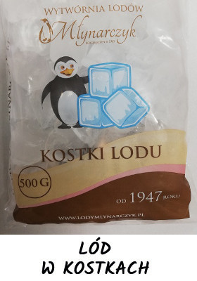 lód w kostkach